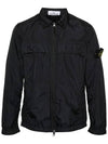 Garment Dyed Crinkle Reps R-NY Jacket Black - STONE ISLAND - BALAAN 2