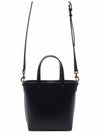 Toy Small Leather Shopping Box Tote Bag Black - SAINT LAURENT - BALAAN 5