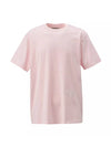 Embroidery Graphic Short Sleeve T-Shirt Pink - ONITSUKA TIGER - BALAAN 1