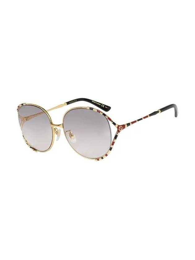 Eyewear Gradient Round Sunglasses Grey - GUCCI - BALAAN 4