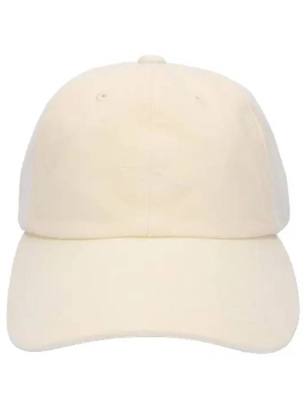 Logo embroidered ball cap vanilla hat - TOTEME - BALAAN 1