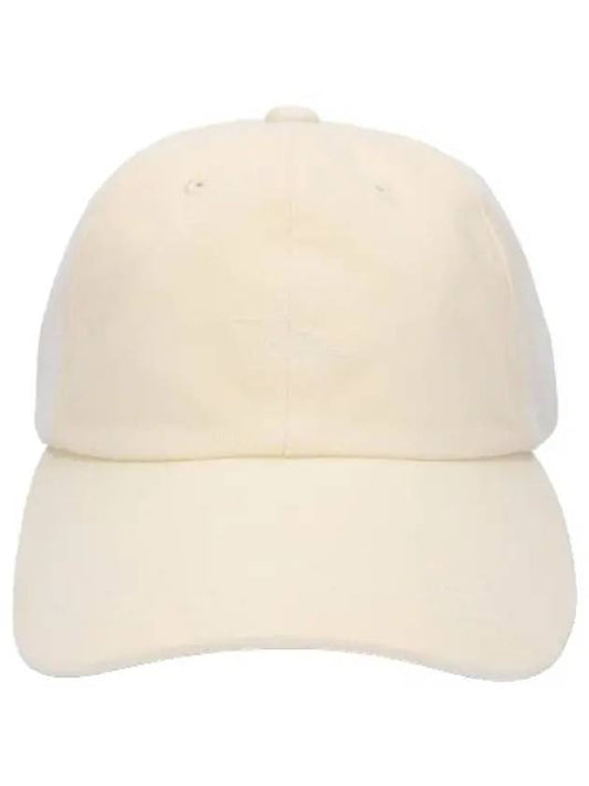 Logo embroidered ball cap vanilla hat - TOTEME - BALAAN 1