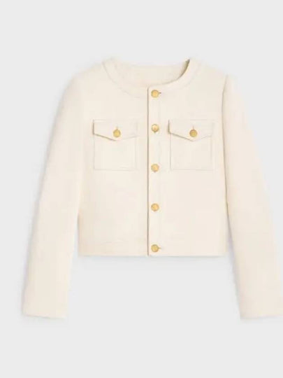 Dani Cotton Jacket Ivory - CELINE - BALAAN 2