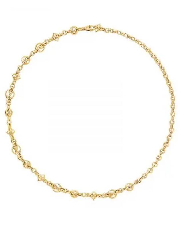 Crazy In Lock Necklace Gold - LOUIS VUITTON - BALAAN 2