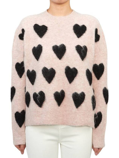 Amora Women s Knit WK535Z PALE PINK BLACK - ALLSAINTS - BALAAN 1