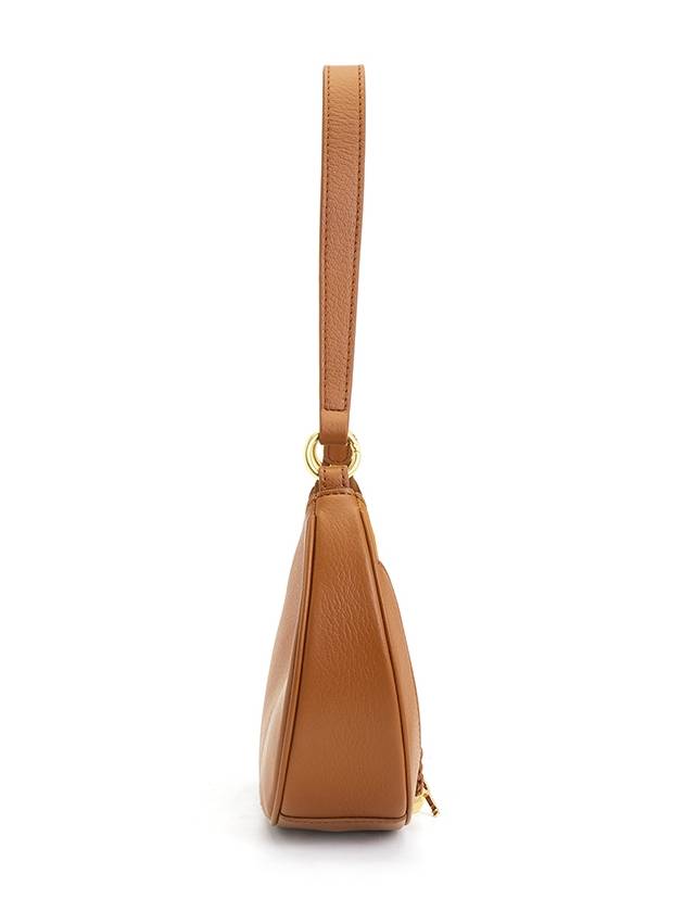 Hana Half Moon Leather Shoulder Bag Brown - CHLOE - BALAAN 3