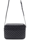 Roux Quilted Cross Bag Black - SAINT LAURENT - BALAAN 5