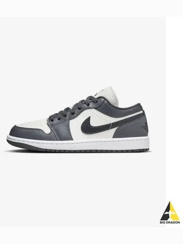 Air Jordan 1 Low W Dark Gray White Off Noir DC0774 102 - NIKE - BALAAN 1