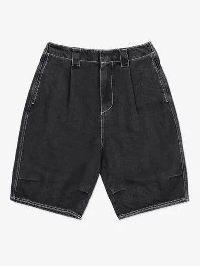 High Waist Denim Shorts Grey - SUNNEI - BALAAN 2