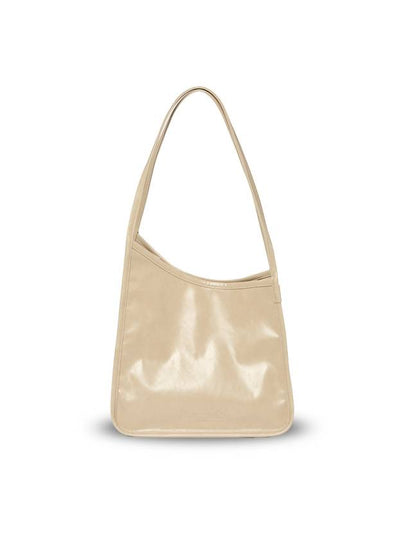 Vegan Slash Medium Shoulder Bag Beige - RHEEMIN - BALAAN 2