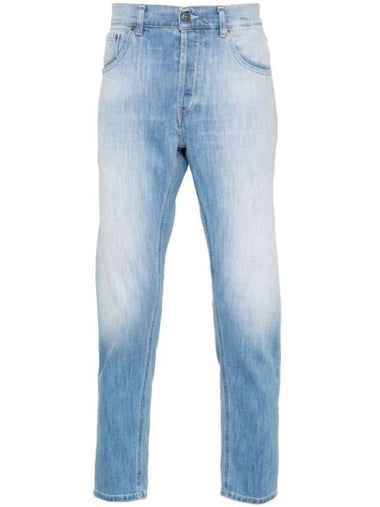 Denim Straight Pants UP576 DS0107U GV3 800 DENIM - DONDUP - BALAAN 1