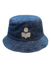 Hailey HALEY Logo Bucket Hat Blue - ISABEL MARANT - BALAAN 1