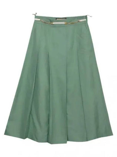 Double chain pleated line skirt - GUCCI - BALAAN 1