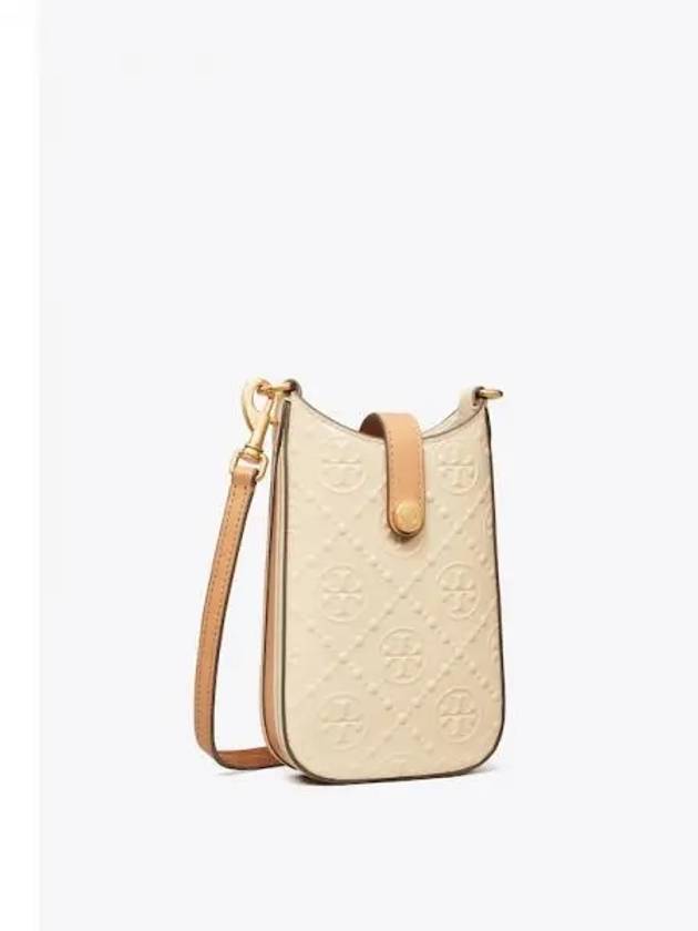 Monogram patent embossing smartphone cross bag light cream domestic product GM0024013134531 - TORY BURCH - BALAAN 1