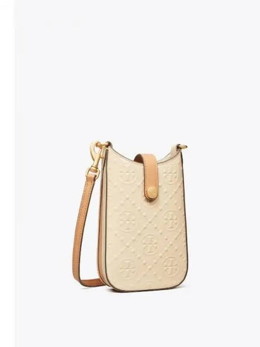 Monogram patent embossing smartphone cross bag light cream domestic product - TORY BURCH - BALAAN 1