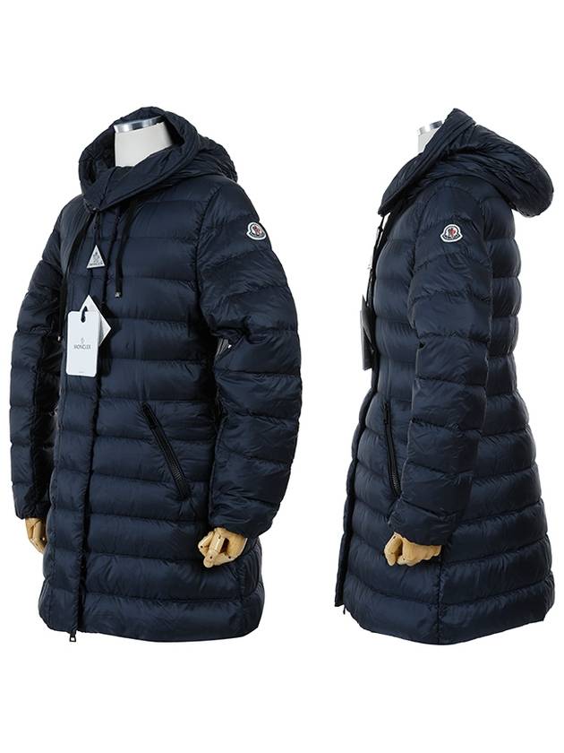 Women's Gnosia Logo Patch Down Padding Navy - MONCLER - BALAAN 3