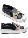 Studded Monster Slips-On Black - FENDI - BALAAN 2