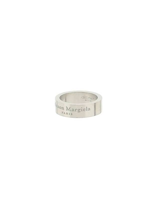 Engraved Logo Ring Silver - MAISON MARGIELA - BALAAN 2