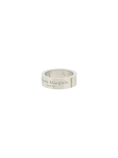 Engraved Logo Ring Silver - MAISON MARGIELA - BALAAN 2