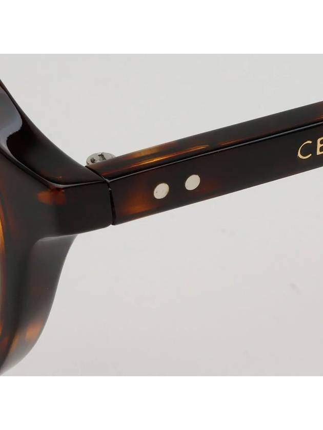 Glasses frame CL50062I 052 round leopard fur - CELINE - BALAAN 5