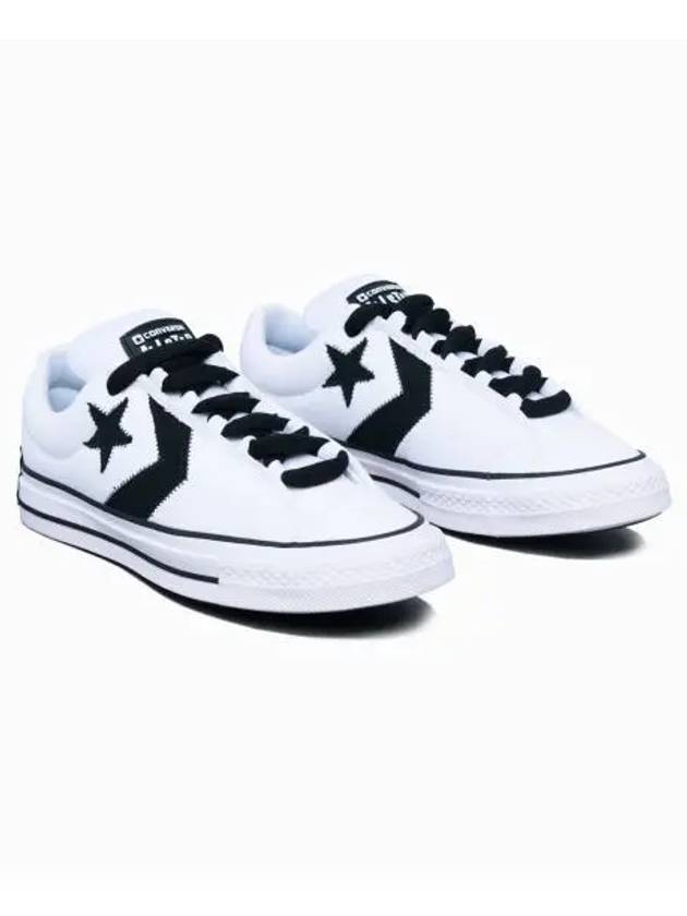 Puff Player Low Top Sneakers White - CONVERSE - BALAAN 1