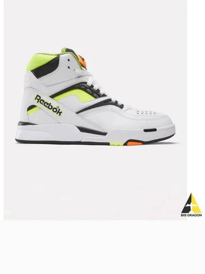 Pump TZ High Top Sneakers White Yellow - REEBOK - BALAAN 2