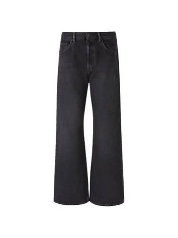 Pants Women Loose Fit Black Denim - ACNE STUDIOS - BALAAN 1