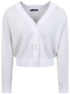 Women's Hanna Knit Cardigan White - J.LINDEBERG - BALAAN 2