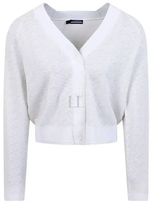 Women's Hanna Knit Cardigan White - J.LINDEBERG - BALAAN 2