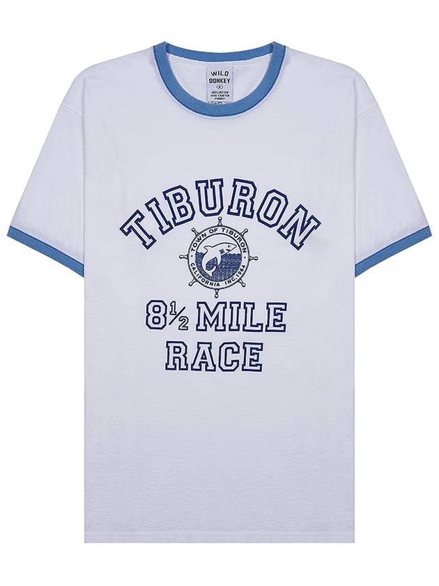 Wild Donkey Men s Tiburon Short Sleeve T Shirt LIGHT WASHED WHITE ROYAL - WILD DONKEY - BALAAN 1