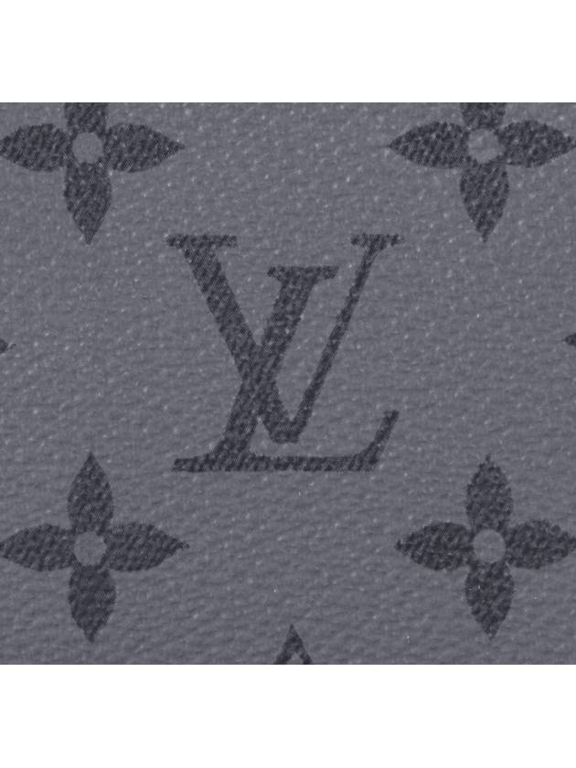 Monogram Eclipse Reverse Slender Half Wallet Grey - LOUIS VUITTON - BALAAN 5