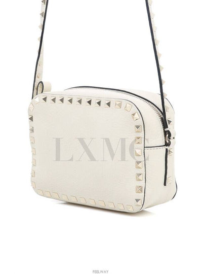 Rockstud cross bag white gold camera 3W2B0809 - VALENTINO - BALAAN 2