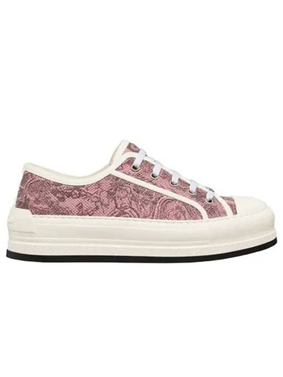 Walk NDior Toile De Jouy Sauvage Motif Platform Low Top Sneakers Pink - DIOR - BALAAN 2