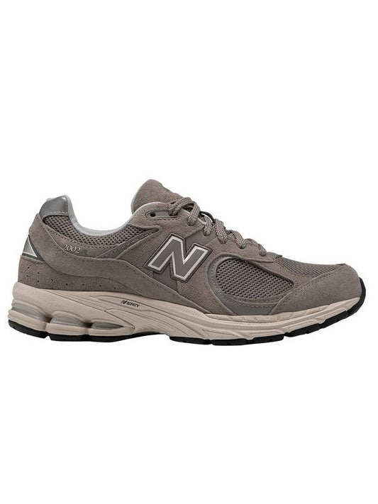 2002 Logo Mesh Low Top Sneakers Grey - NEW BALANCE - BALAAN 1