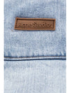 logo patch bucket hat light blue denim - ACNE STUDIOS - BALAAN 6