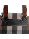 Check Mini Backpack Dark Brown - BURBERRY - BALAAN 9