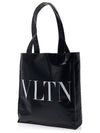 VLTN Printed Tote Bag Black - VALENTINO - BALAAN 3