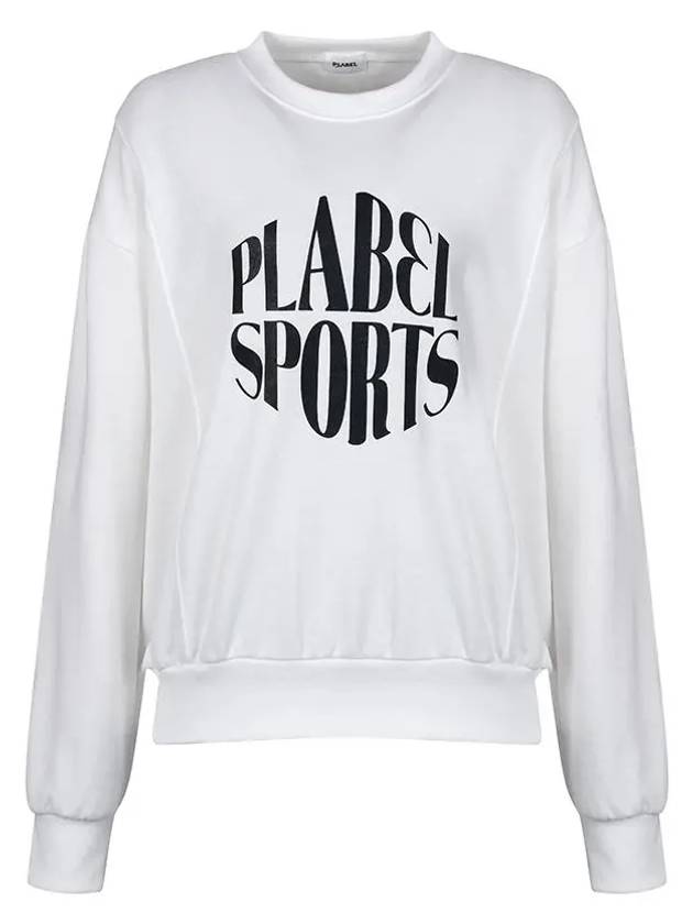 Big logo print cut line sweatshirt MO4SE480 - P_LABEL - BALAAN 2