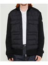 Men s Padded Mix Zip up Jacket Black 8G00033 89AHS 999 - MONCLER - BALAAN 2