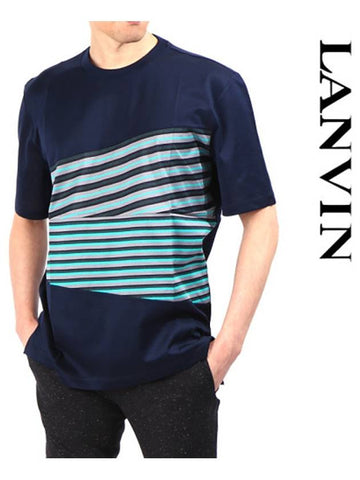 Men's Short Sleeve T-Shirt RMJE0005P16 29 - LANVIN - BALAAN 1