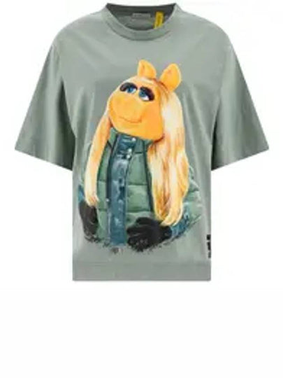 Muppets Printing Short Sleeve T-Shirt Green - MONCLER - BALAAN 2