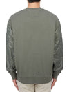 Quilted panel crew neck sweatshirt 17CMSS003A005835M - CP COMPANY - BALAAN 4