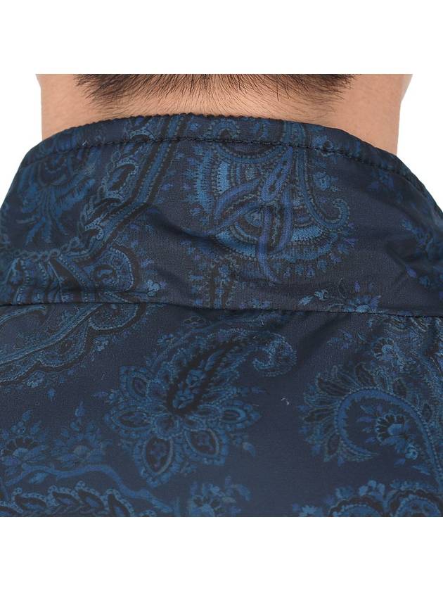 Paisley Padding Vest Navy - ETRO - BALAAN 10