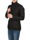 International Slim Wax Jacket Black - BARBOUR - BALAAN 6