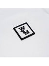 Back Logo Badge Round Cotton Short Sleeve T-Shirt White - WOOYOUNGMI - BALAAN 4