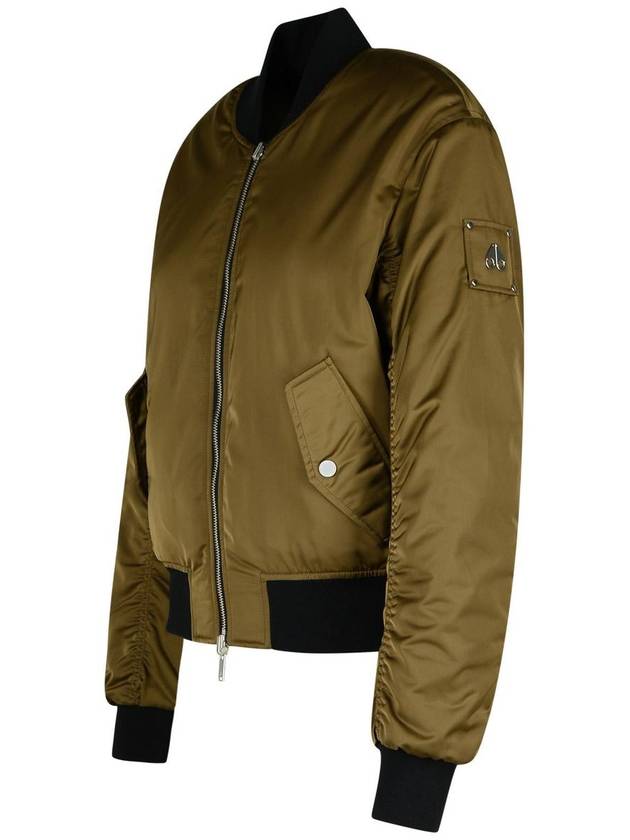 Moose Knuckles 'Jet' Green Polyester Bomber Jacket - MOOSE KNUCKLES - BALAAN 2