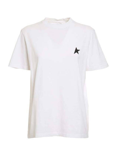 Star Collection Short Sleeve T-Shirt White - GOLDEN GOOSE - BALAAN 1