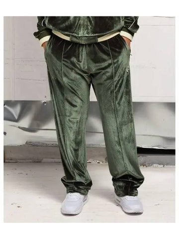 M track pants velor green PANT - AWAKE NY - BALAAN 1