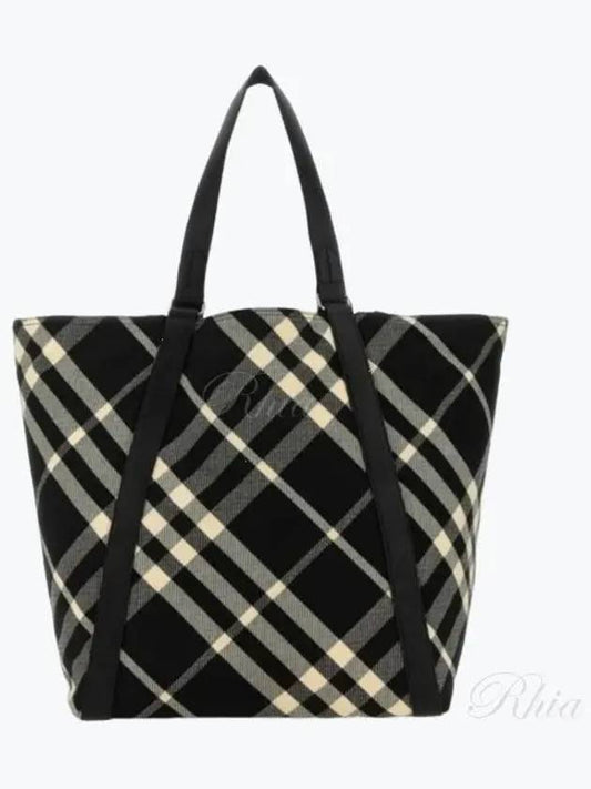 Festival Canvas Tote Bag Black - BURBERRY - BALAAN 2