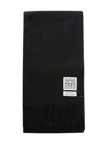 Classic wool black muffler 270869 - TOTEME - BALAAN 1